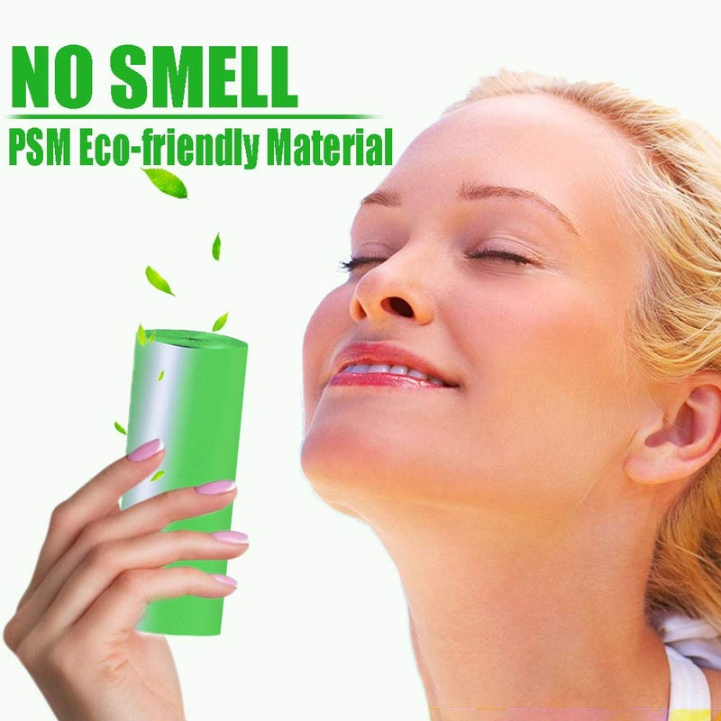 Techshare Trash Bags Biodegradable, Strong Rubbish Bags, Trash bags Recycling & Degradable Garbage Bags, Compostable Bags (Green, 13 Gallon) - Image 3